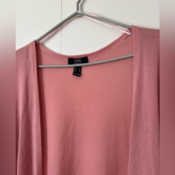 🎉4/30$🎉 SWS Soft Knit Pink Cardigan – Size M ✨ - Picture 2 of 3